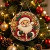 Perlen Diamantmalerei Sonnenfänger Set Bastelset Acryl Runde Platte mit Spitzenrand Perlen Basteln Weihnachten Diamantmalerei