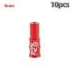 10Pcs Bicycle Brake Shift Cable Housing End Caps Aluminum Alloy Protective Cable Ends Line Cap Wire Tube Plugs