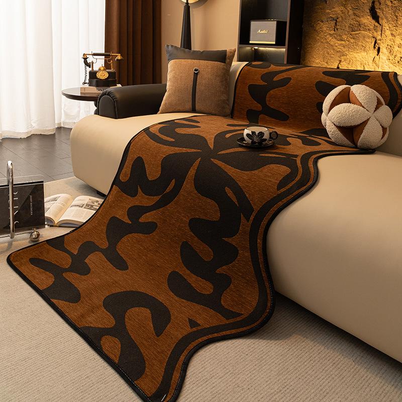 Irregular Special-Shaped Sofa Cushion, Universal Non-Slip Seat Cushion For All Seasons, Light Luxury And High-End New Straight-Row Sofa Cover