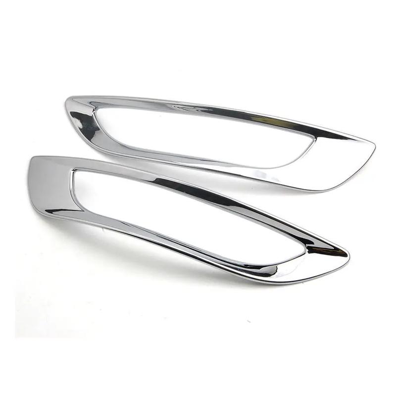 For 2017-2019 Peugeot 5008 Exterior Rear Fog Light Lamp Cover Trim 2Pcs Chrome ABS Decorative Car-styling Accessories