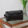 Large Capacity Travel Wash Bag PU Leather Hanging Toiletry Bag Cosmetic Makeup Bag  Outdoor