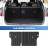 LUCKEASY Left Hand Drive for Toyota C-HR CHR 2018-2024 TPE Car All-Weather Floor Mats Cargo Liner Trunk Backrest Pad Accessories