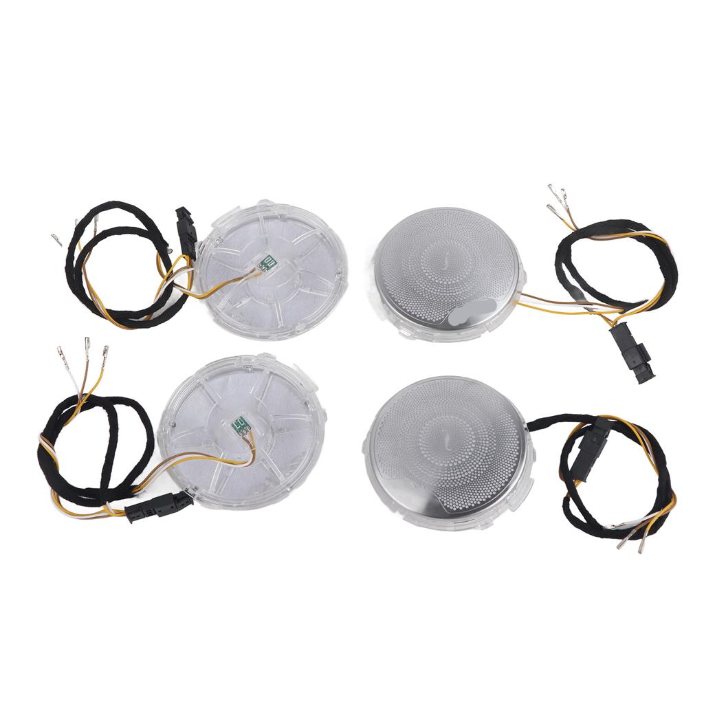 3 Färgers Dörr Mellanregister Högtalarkåpor Stämningsljus Ersättning för Mercedes-Benz C GLC E-Klass W205 X253 2015-2018