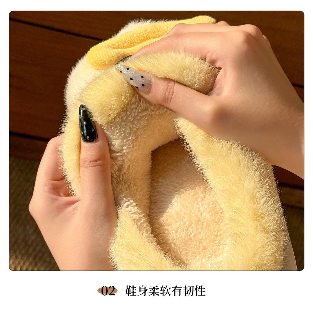 Parent-child cotton slippers autumn and winter new indoor home non-slip cute cartoon soft children's winter slippers winter