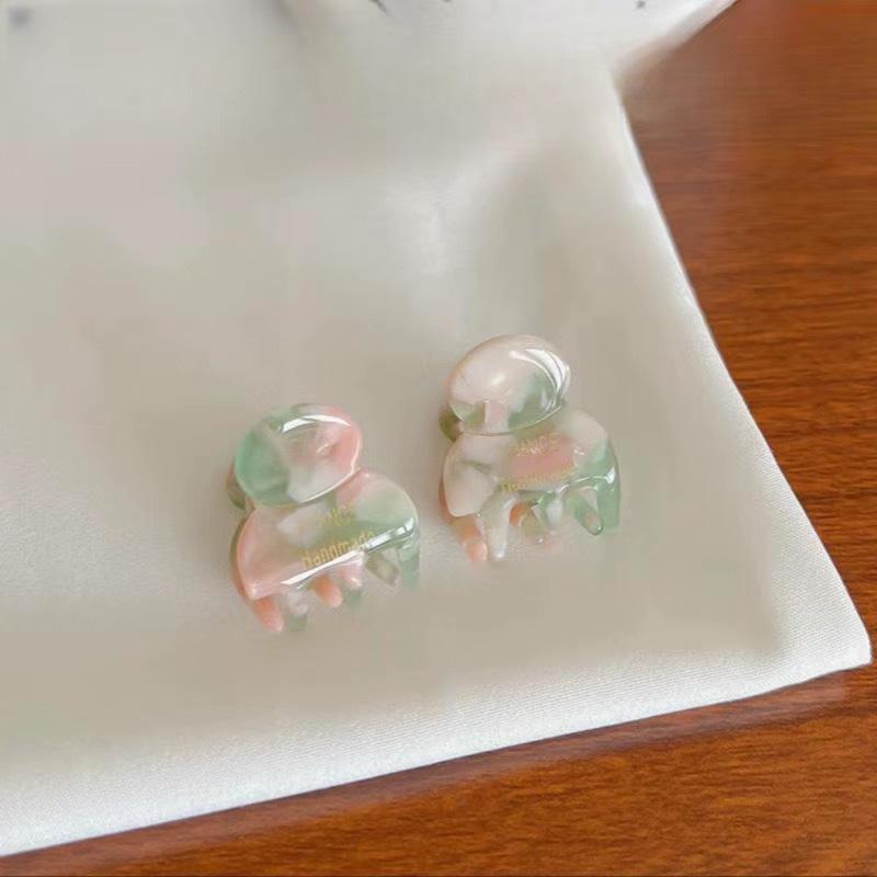 2 Pièces/Paire Mini 2cm Acétate Petites Pinces à Cheveux Épingles Latérales Acétate Crabs à Cheveux pour Filles Barrette Mignonne Clips Accessoires Cheveux Femmes