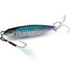 GOBAIT Metal Jig Lure 20g 30g 40g Spinner Spoon 3D Eye Color Laser Spinning Fishing Tackle Blade Hook Swimbait Pesca VIB Bait