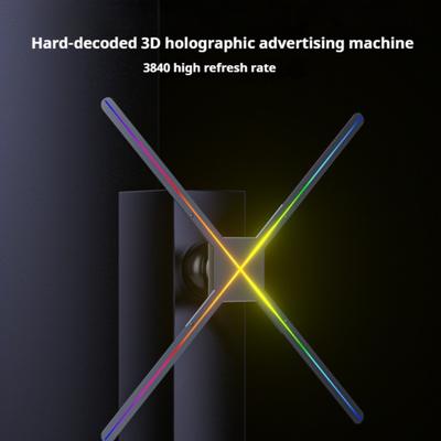 Cool Naked Eye 3D Hologram Fan Screen Rotating Led Display Bluetooth Audio Supported Holographic Projector Android Adaptation Set