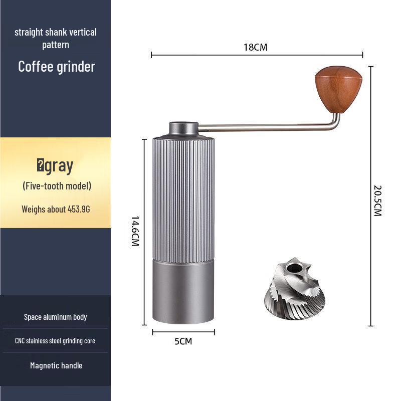 Yingtang Silver 5-Star Manual Coffee Grinder