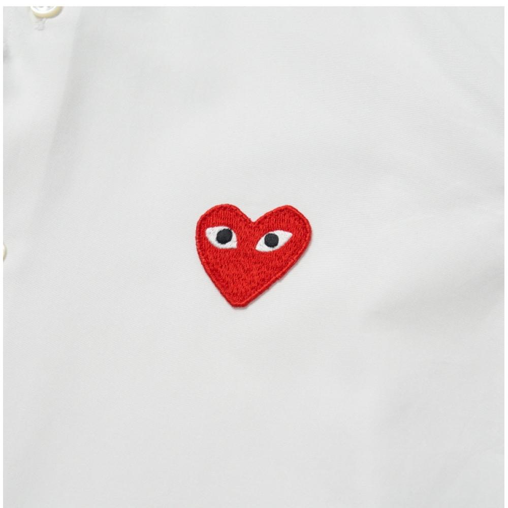 Comme DeS Gar OnS Men S Shirt Play Red Heart Wappen Ax B002 051