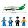 Non-Toxic Creative City Airbus Cargo Aircraft Plane Building Blocks Air Ambulance Airplane Model Bricks Educational Diy Toys For Kids Children