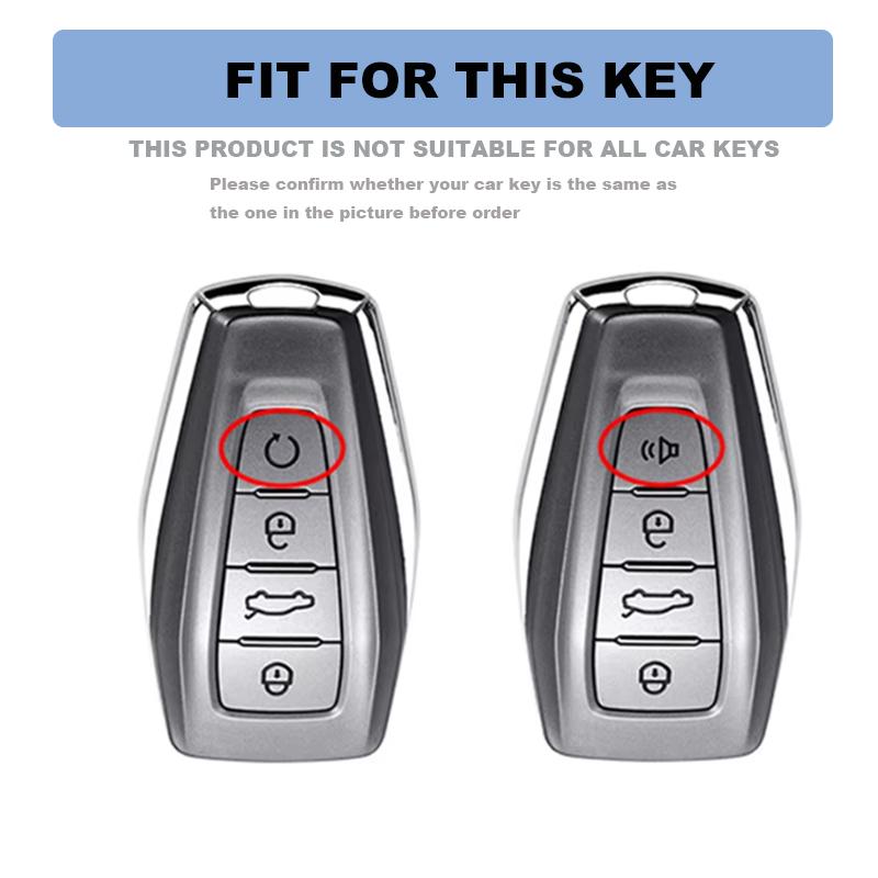 Auto Shell Smart Remote Car Key Case Cover Keyless For Geely Emgrand Global Hawk Gx7 Monjaro Coolray X6 Fob Accessories