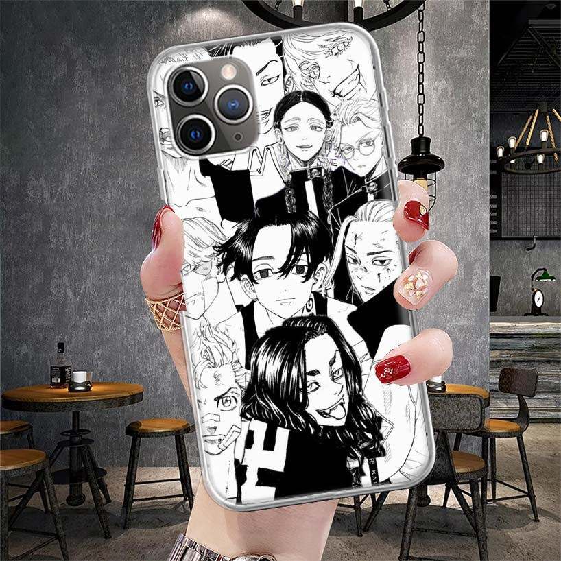 Tokyo Avengers Art Phone Case For Apple iPhone 17 Air 16 15 Plus 14 + 13 Mini 12 11 Pro Max 7 8 SE 16Max Soft Shell Cover Coque