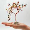 Crystal Tree With Agate Base, 100 Mixed Gemstones