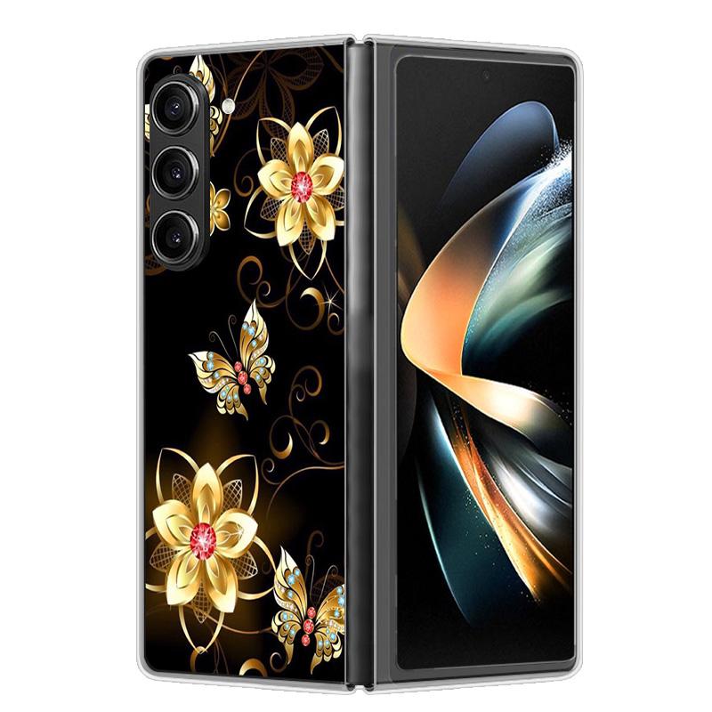 Case For Samsung Galaxy Z Fold 6 Cover Shockproof Hard Plastic PC Cases For Samsung Z Fold6 Fold 6 5G Fundas Cute Painted Bumper