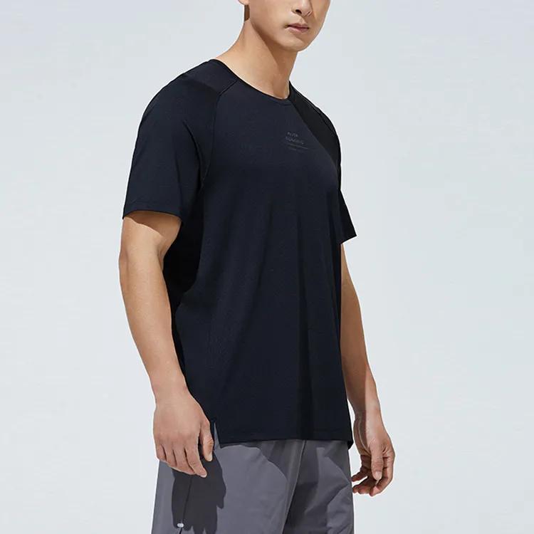 ANTA T Shirts Men's Black Crew Neck Moderate Straight Fit (Unisex) T-Shirts 952325103 6