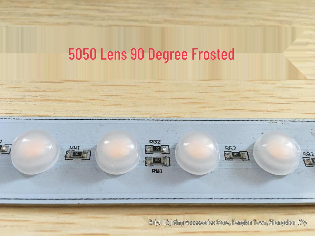 Waterproof 11mm Milky White LED Traffic Signal Lens with High Brightness 5050 Beads