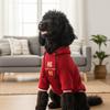 Thicken New Year Dog Hoodie Blessing Dog Fleece Coat Winter Puppy Clothes  Indoor Outdoor