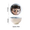 Nezha Cartoon Ceramic Children's Rice Bowl