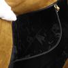 Salvatore Ferragamo Borsa a Spalla con Design a Punto BZ-21 5695 Cammello Pelle Scamosciata Donna Usata