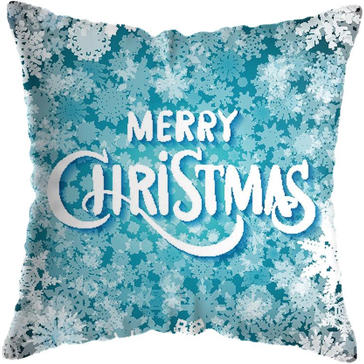 

Наволочка с Рождеством, Рождественское украшение, елка, принт лося, белая подушка, чехол для кровати, дивана 45*45 CM