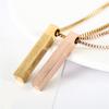 Long Column, Personalized Simple Design, High-End Sense Versatile Titanium Steel Necklace