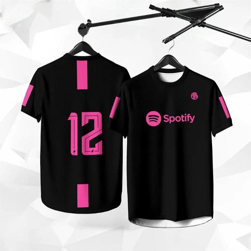 The summer new men's T-shirt, personalized sports T-shirt, men's jersey, casual sports short-sleeved jersey, football jerse
