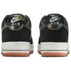 Nike Air Force 1 Low Black Patent Camo Swoosh Unisex Sneakers White Gum-Medium-Brown Summit-White HQ1967-100