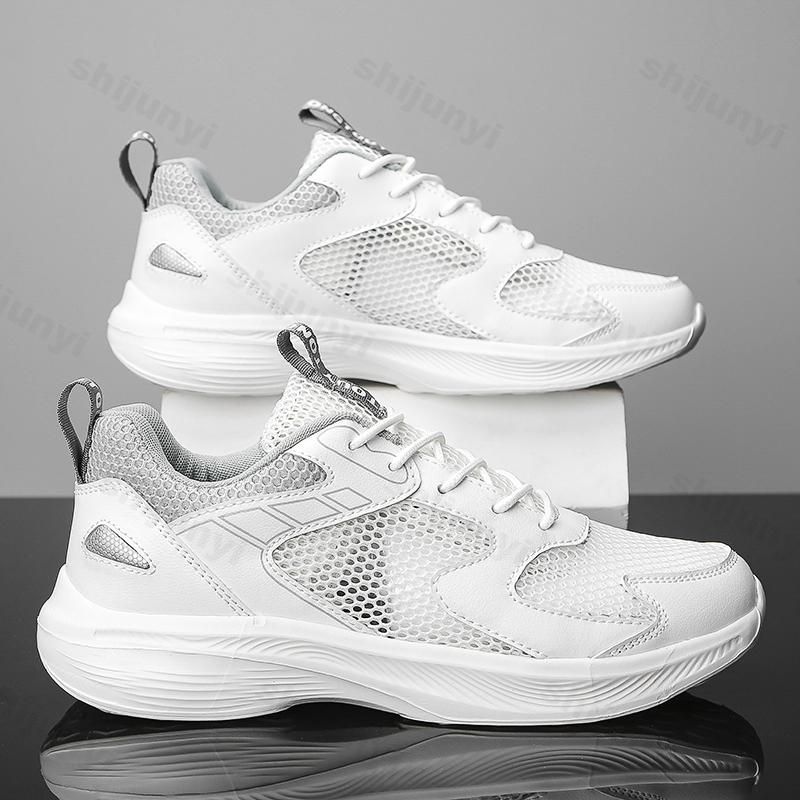 Fashion Men's Casual Sports Shoes 2025 Summer New Mesh Breathable Versatile Non Slip Shoes Comfortable Height Increasing Chunky sneakers