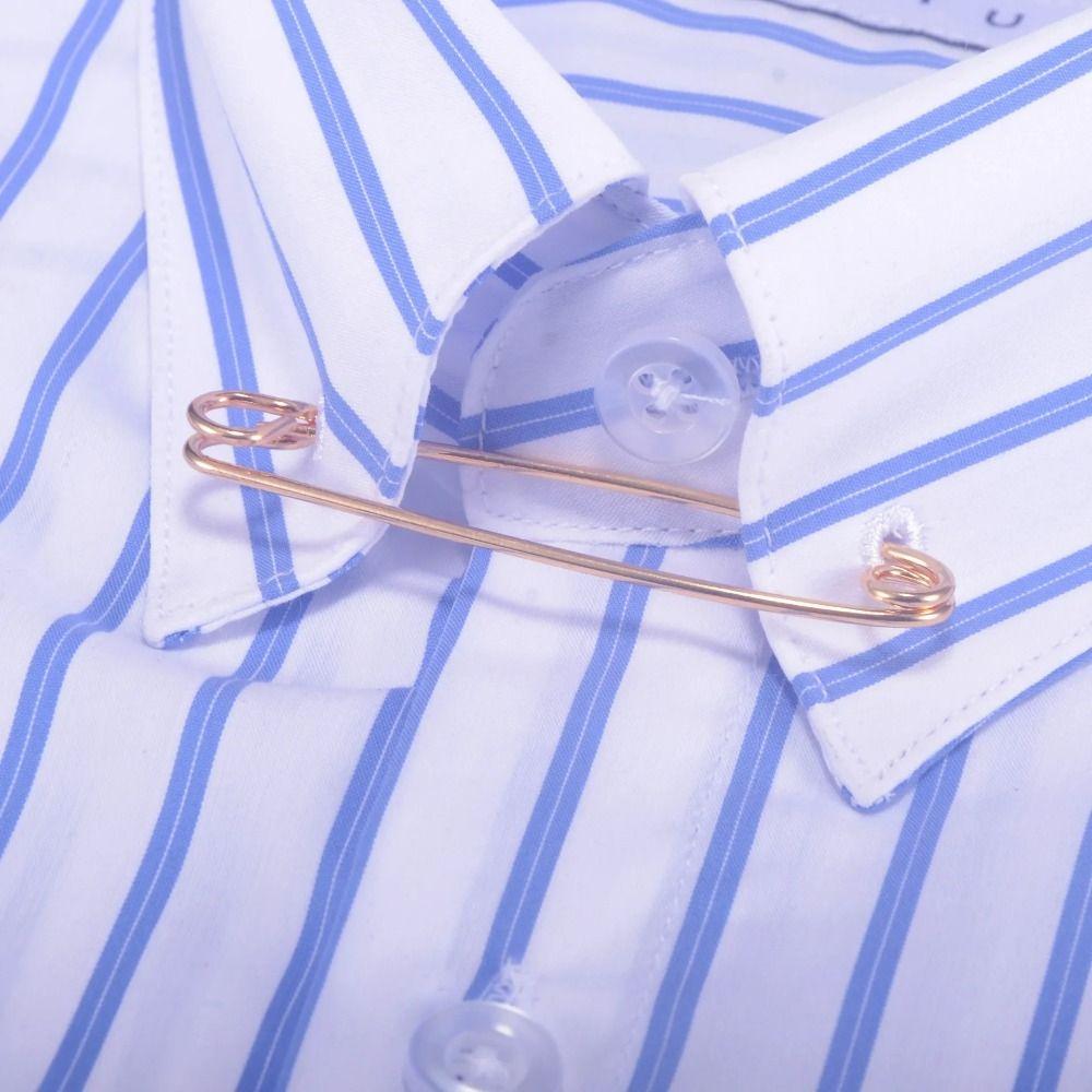 1pcs Men Dress Collar Paper Clip Collar Stay Collar Buckle Quality Shirt Collar Pin  Men