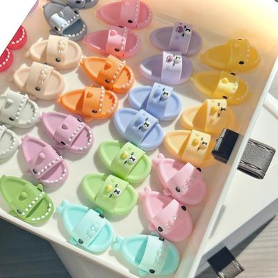 (Sadece Ayakkabılar)17cm Labubu Aksesuarları Ayakkabılar Bebeklerin Giyebileceği Köpekbalığı Terlikleri Oyun Zamanı İçin Eğlenceli ve Şık Günlük Ayakkabılar