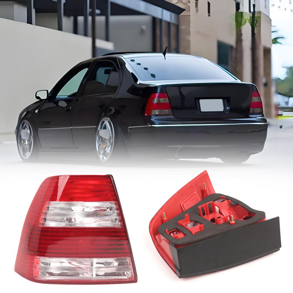 Rücklicht ohne Glühbirnen Auto Rückleuchte Auto Hintere Rückleuchte Lampengehäuse für Volkswagen BORA JETTA MK4 1998-2005