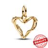 Beautiful 925 Sterling Silver Red Valentine's Day Infinity Love Rose Pendant Fit DIY Bracelet Necklace Date Accessories Gifts