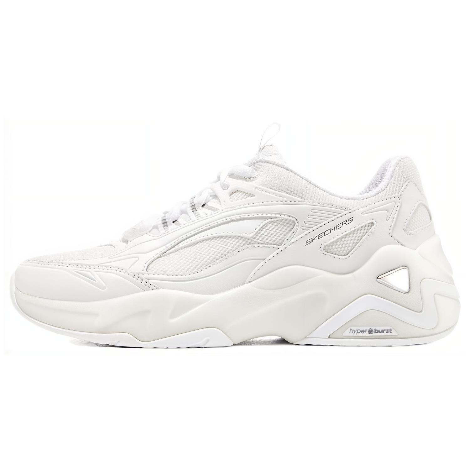 (WMNS) Skechers D LITES Hyper Burst  All White  Women s 149984-WSL EU 39