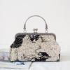 Short Style Handbag Material Kit - Handmade, Multiple Styles, Square Clasp Bag, Includes 20 Needles