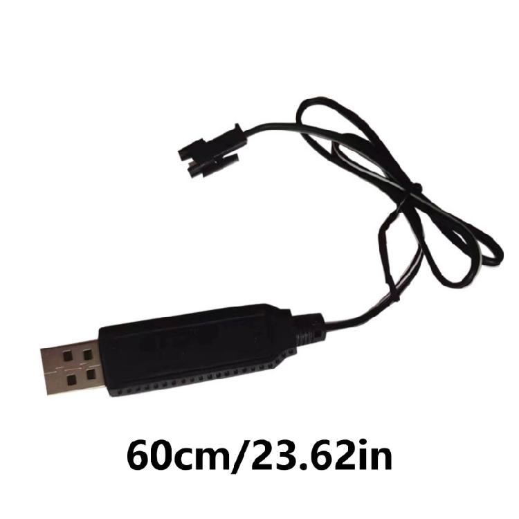 Kabel ładowarki USB do ładowarki baterii litowych 3,7 V Zdalnie sterowany dron zabawka Samochód zdalnie sterowany Samolot Części zamienne 2-pinowe