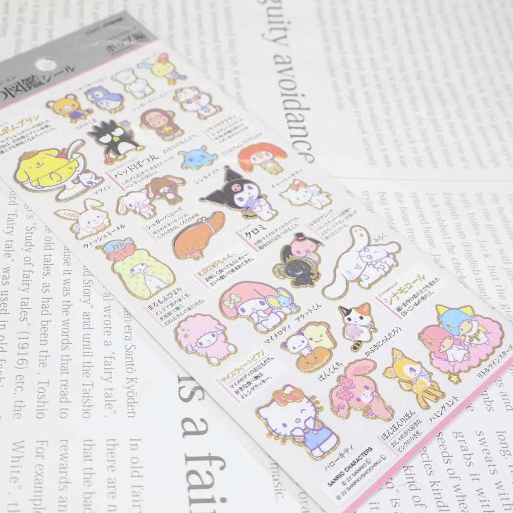 Sanrio Charaktere Erwachsenen Bilderbuch Sanrio [Stickerbogen] Sticker/Pop