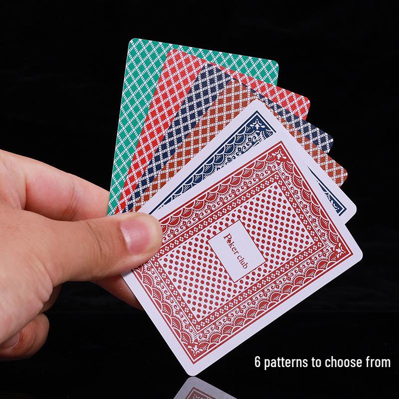 Gold Art 606 Waterproof Texas Hold'em Poker Cards, Large Font, Durable and Washable