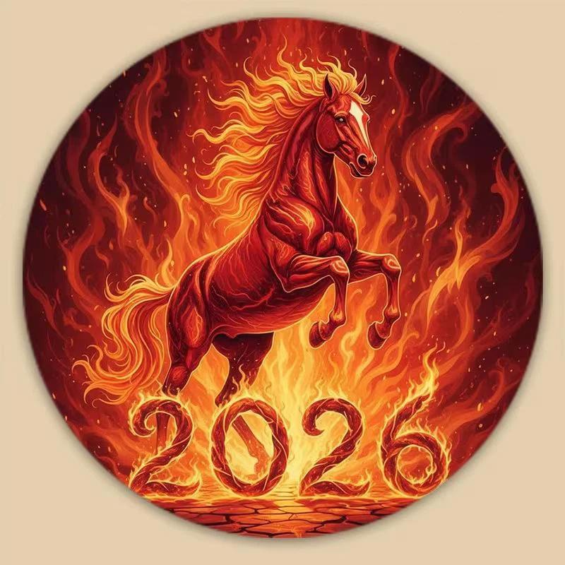 מגנטים למקרר פסטיבל האביב 2026 אקרילי שטוח דו-ממדי דקורטיביים אישיים למקרר וארון