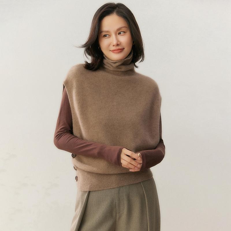 Qinghe 100% Pure Cashmere Women's Sweater - Ultra Soft Luxury Winter Pullover