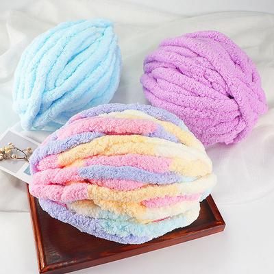Hot Sale Thick Ice Strip Wool Good Looks Sausage Yarn Soft Finger Knitted Blanket Cat Nest Thread Hook Bag Seat Cushion