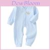 Baby Cotton Long Sleeve Romper With Bone Free Design For Newborns And Infants