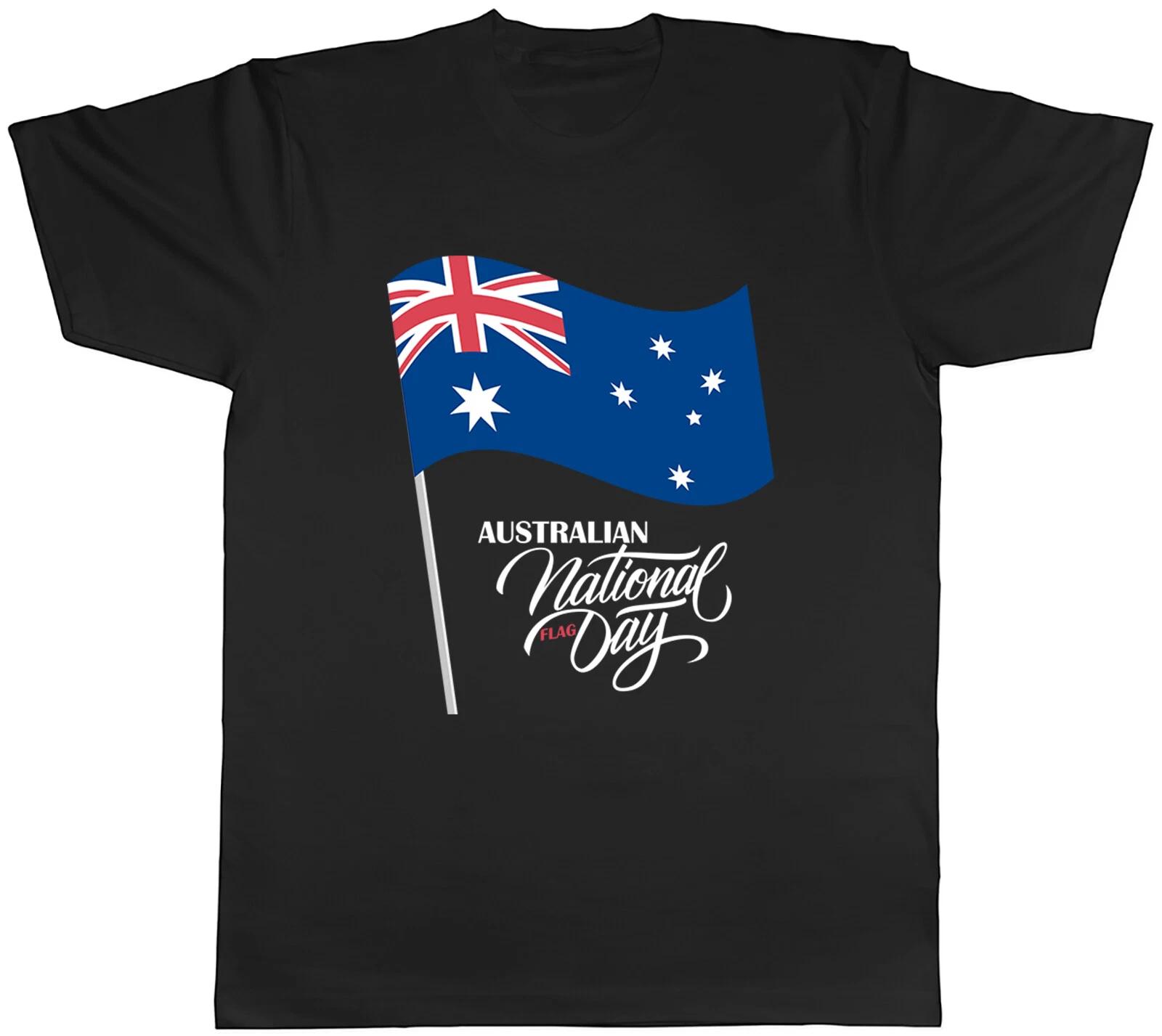 Australia Flag Mens T-Shirt Australian National Flag Day Tee Gift S
