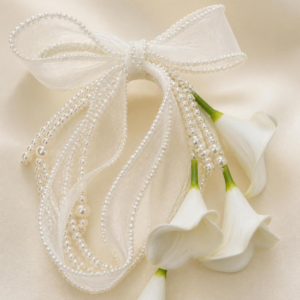Handmade Bridal Floral Bouquet Photo-Ready Corsage Wristlet Fade-Resistant