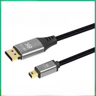 Bi-Directional Mini DP To DP 1.4 Cable, 4K@144Hz DisplayPort