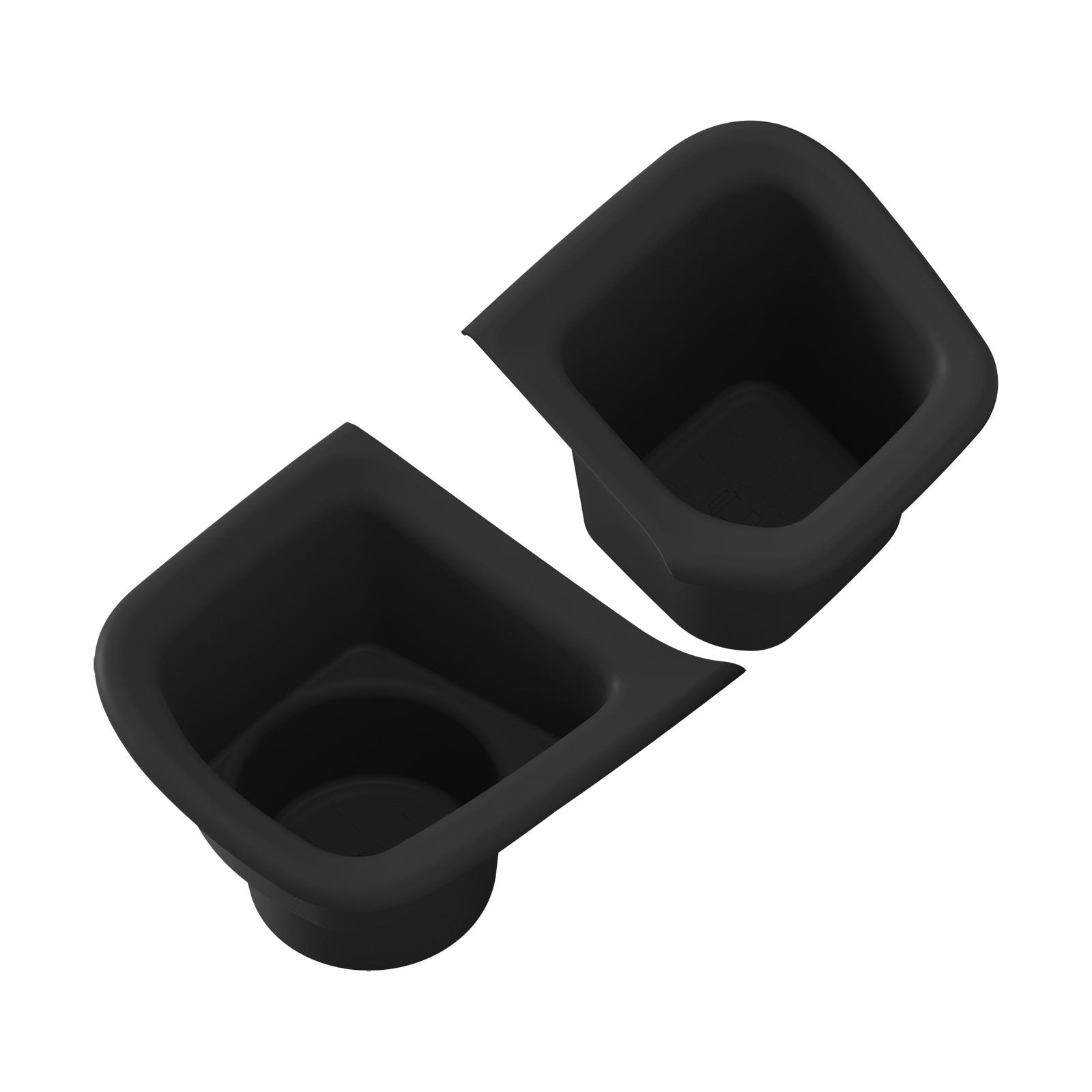 

2Pcs for Honda N-BOX JF5 JF6 2026 Silicone Dashboard Storage Box Water Cup Holder Dinks Case Car Interior Accessories Black