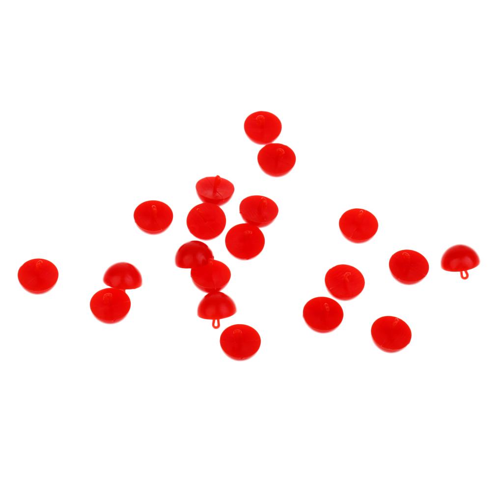 20pcs Round Tackle Beads Boilie Barbel Rod Fishing Tackle Terminals Rig