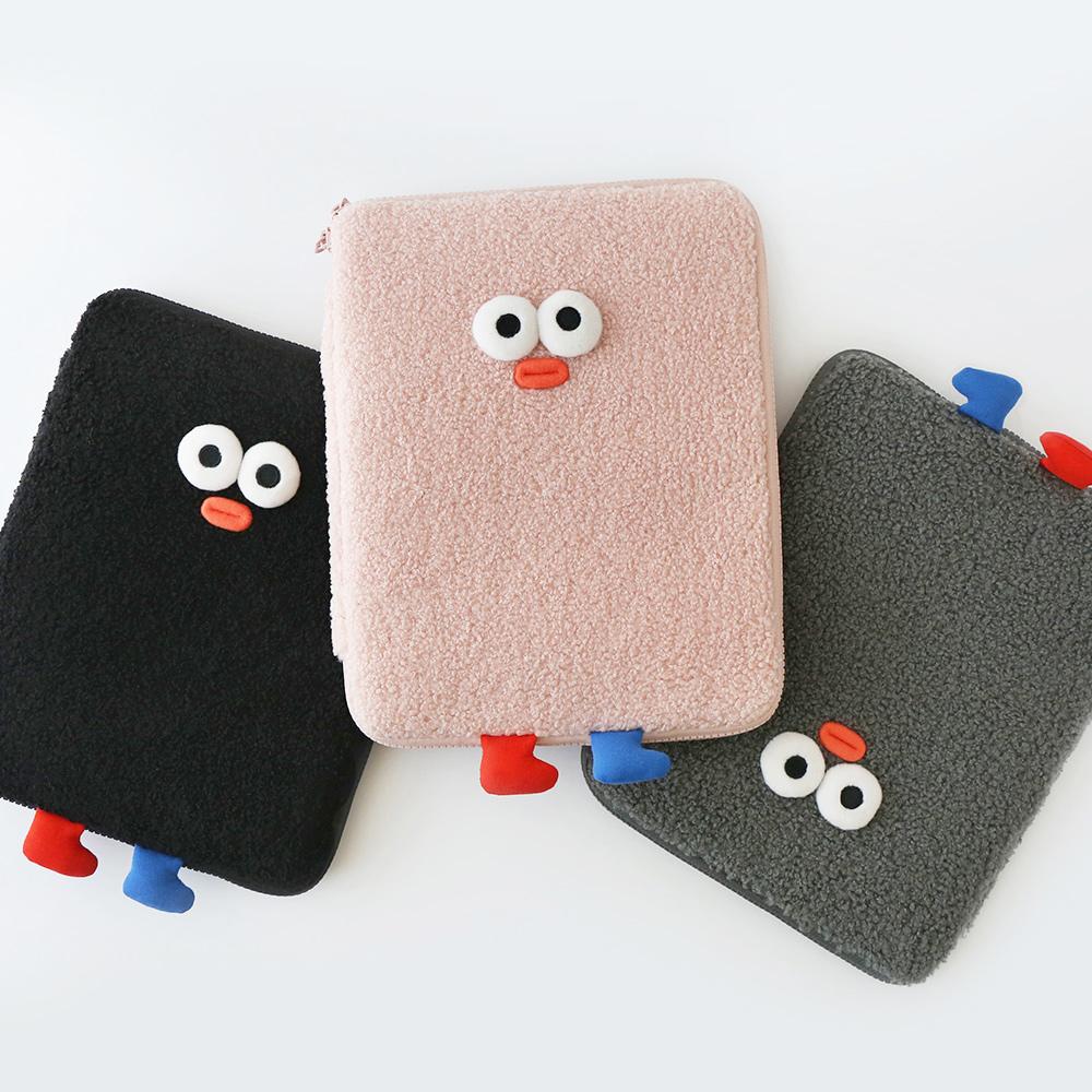 Brunch Brother Pom-Pom Boucle Laptop Pouch 11-Inch