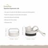 GRANDTIES Vacuum Insulated Stainless Steel Water Bottle, Wide Mouth, 709ml, with Two Lids, Direct Drinking, Keeps Hot or Cold Water Hot for 12 Hours,
