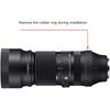 Haoge LMR-SM140S Lens Color Replacement Foot Tripod Mount Ring Stand Base for Sigma 100-400mm F5-6.3 DG DN OS Lens and Sony E Mount Art 105mm F1.4 DG 