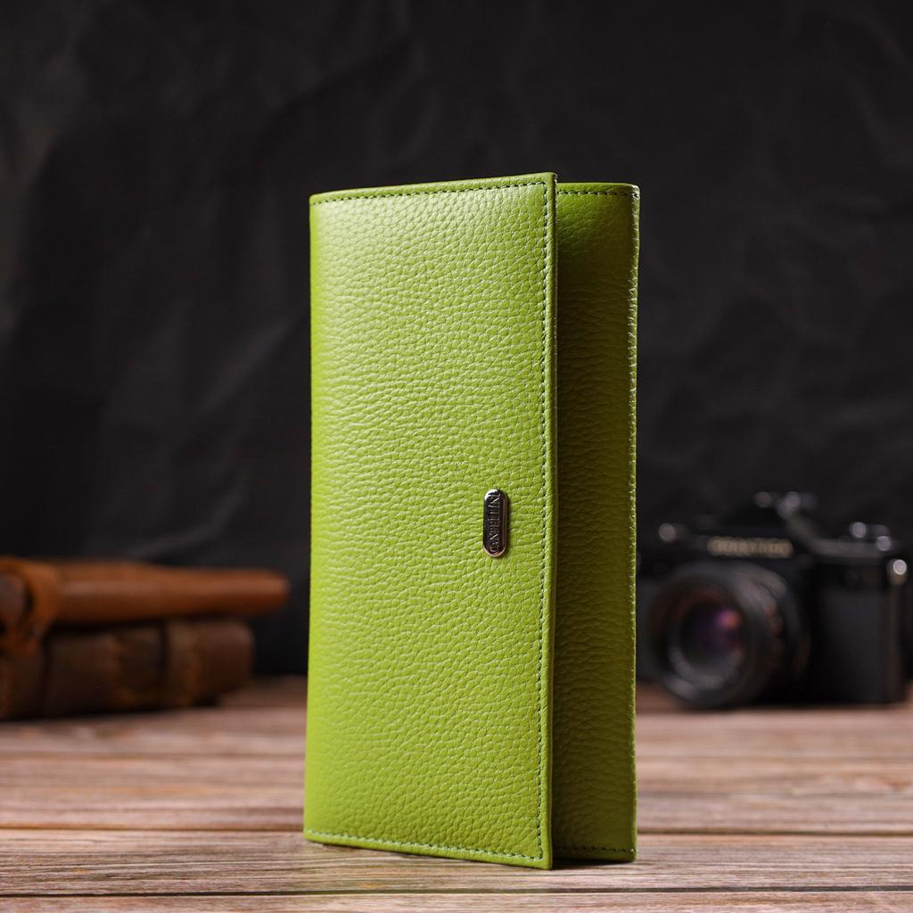 Youth Wallet Made of Genuine Leather Flotar CANPELLINI 21833 Light Green